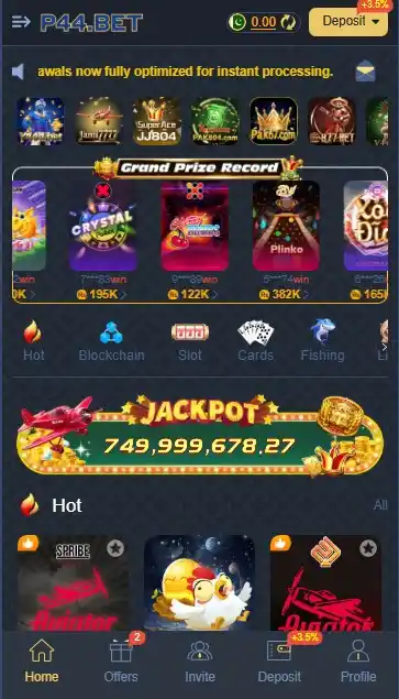 P44 BET Game